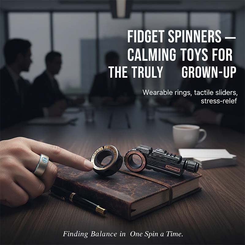 Fidget Spinners — Calming Toys for the Truly Grown-Up